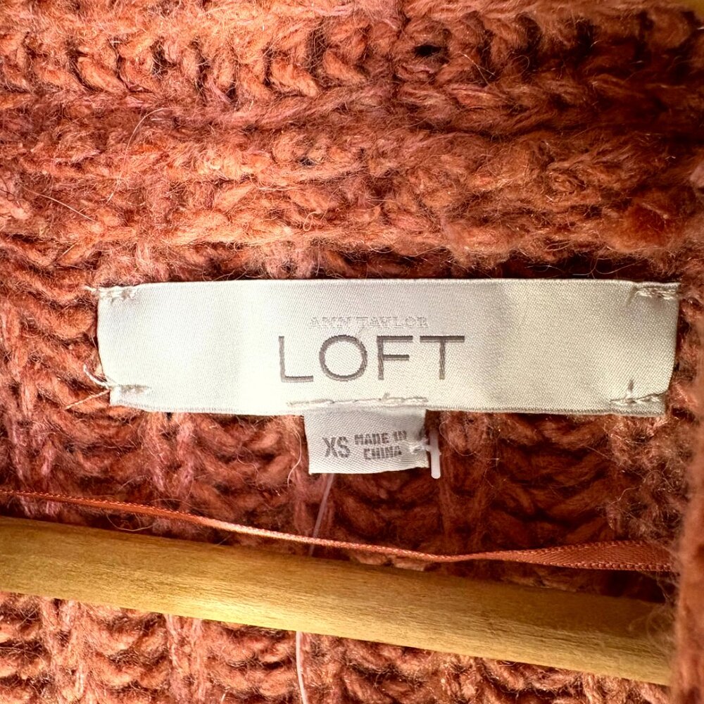 NWT Ann Taylor LOFT Knit Long Cardigan Sweater - Picture 3 of 6